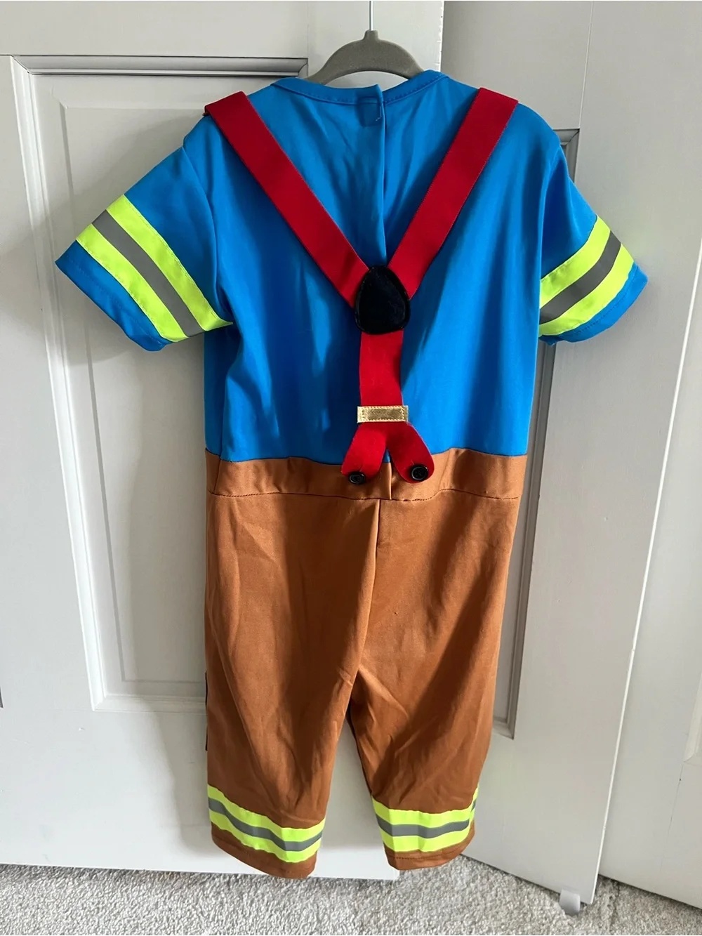 Kids Firefighter Costume with Reflective Stripes